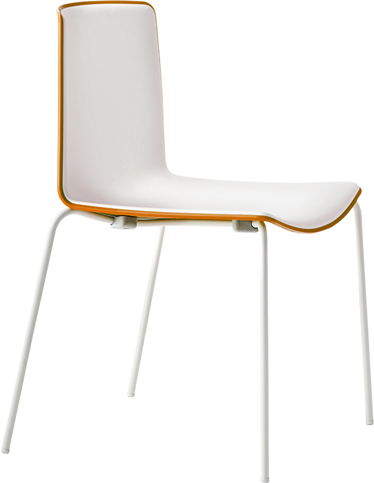 Pedrali Tweet 890 dizajnová stolička - Oranžová