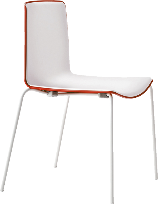 Pedrali Tweet 890 dizajnová stolička - Červená