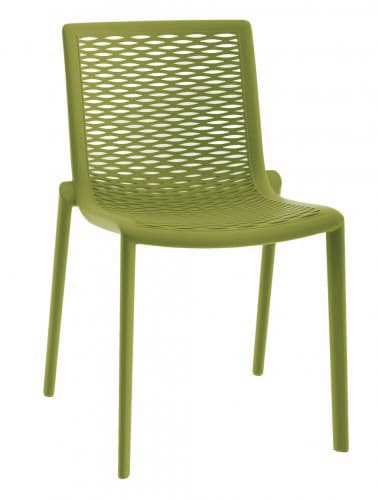 Barcelona DD Netkat dizajnová stolička - Olivová, Bez podrúčok
