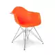 Roomfactory Arch Chrome dizajnová stolička - Oranžová