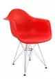 Roomfactory Arch Chrome dizajnová stolička - Červená