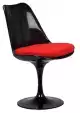 Roomfactory Swing otočná stolička - Čierna + červená