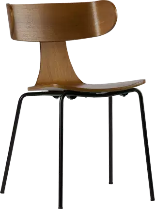 BePureHome Form stoličky do jedálne - Hnedá