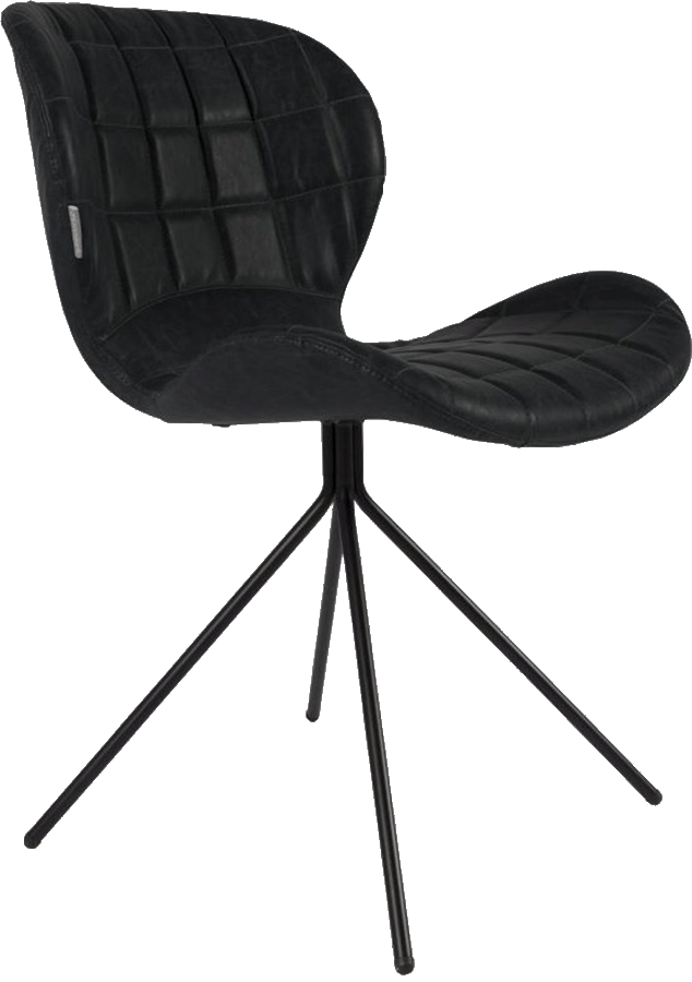 Zuiver OMG LL dizajnová stolička - Čierna