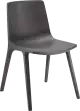 Infinity Seame drevená jedálenská stolička - Čierna