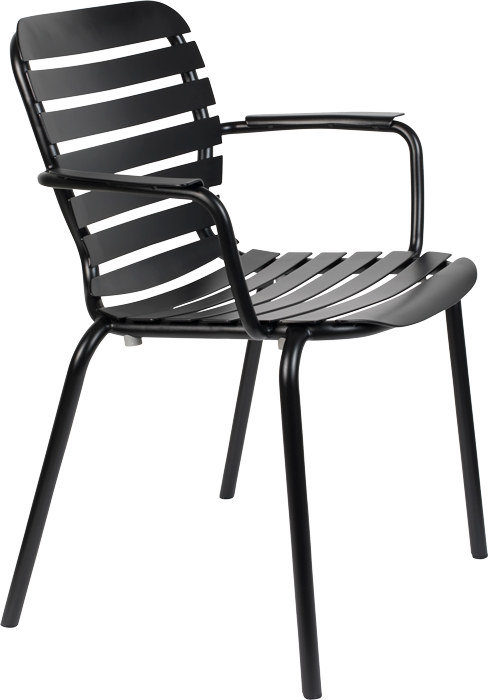 Zuiver Vondel záhradné stoličky - Čierna