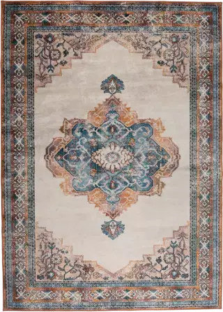 Dutchbone Mahal kusový koberec - Modrá, 200 x 300 cm