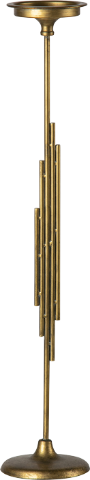 BePureHome Luminary mosadzný stojan na sviečku - 75 cm
