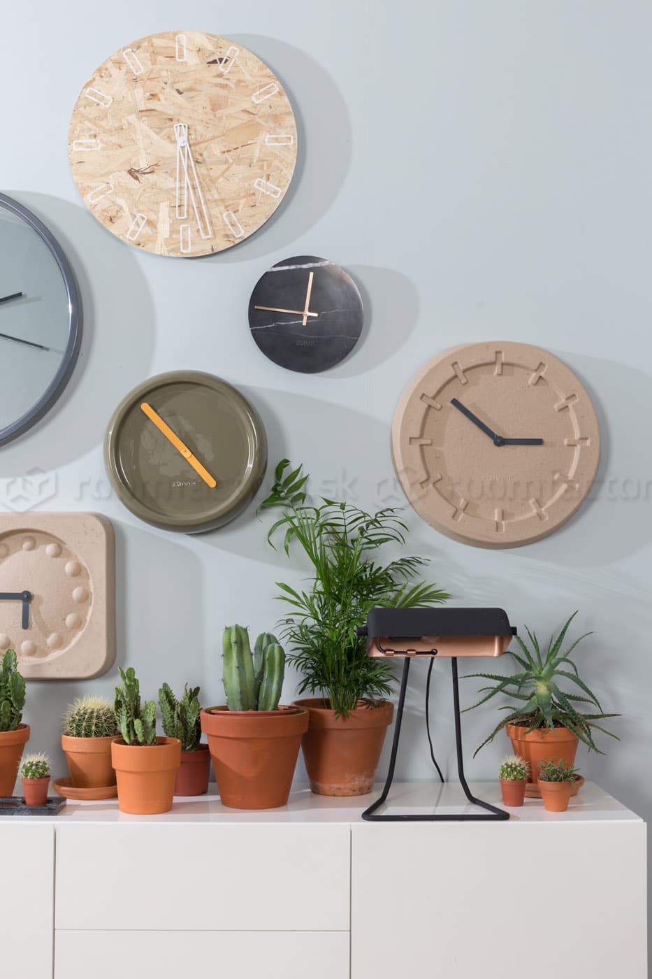 Zuiver Ceramic dizajnové hodiny