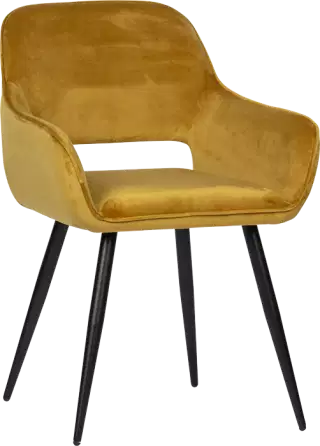 Woood Jelle dizajnové stoličky do jedálne - Žltá