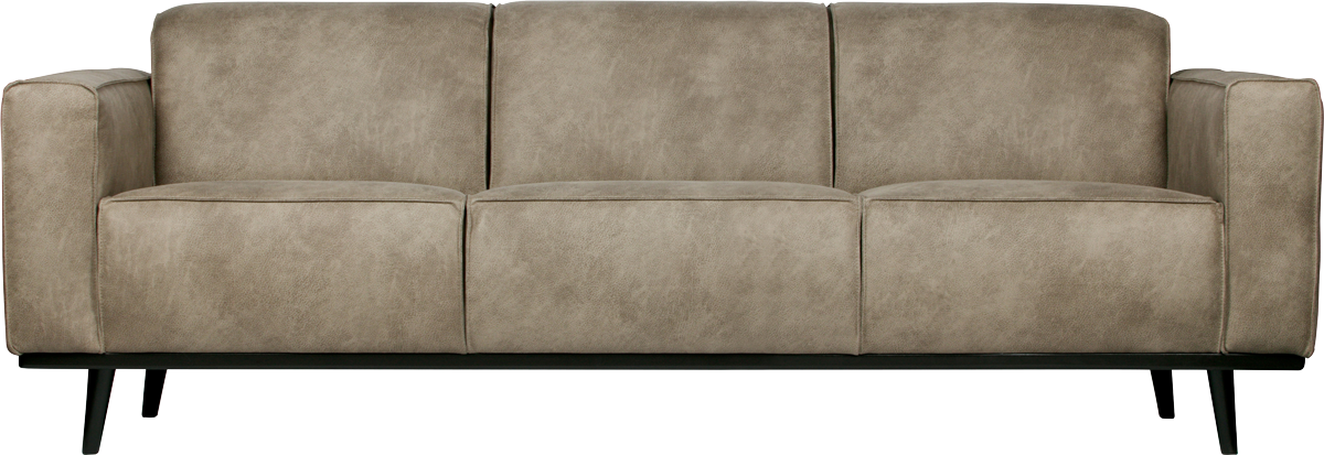 BePurehome Statement dizajnová kožená sedačka - Sivá