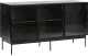 Teulat Blur drevená komoda - 140 cm - Čierna