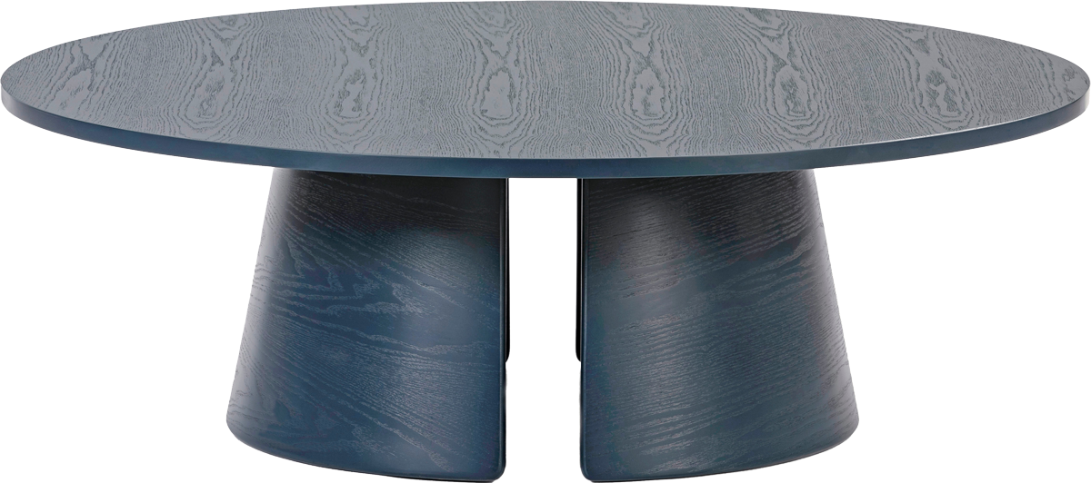 Teulat Cep okruhlý stolík do obývačky - Modrá