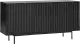 Teulat Sierra komoda do spálne - Čierna - 160 cm